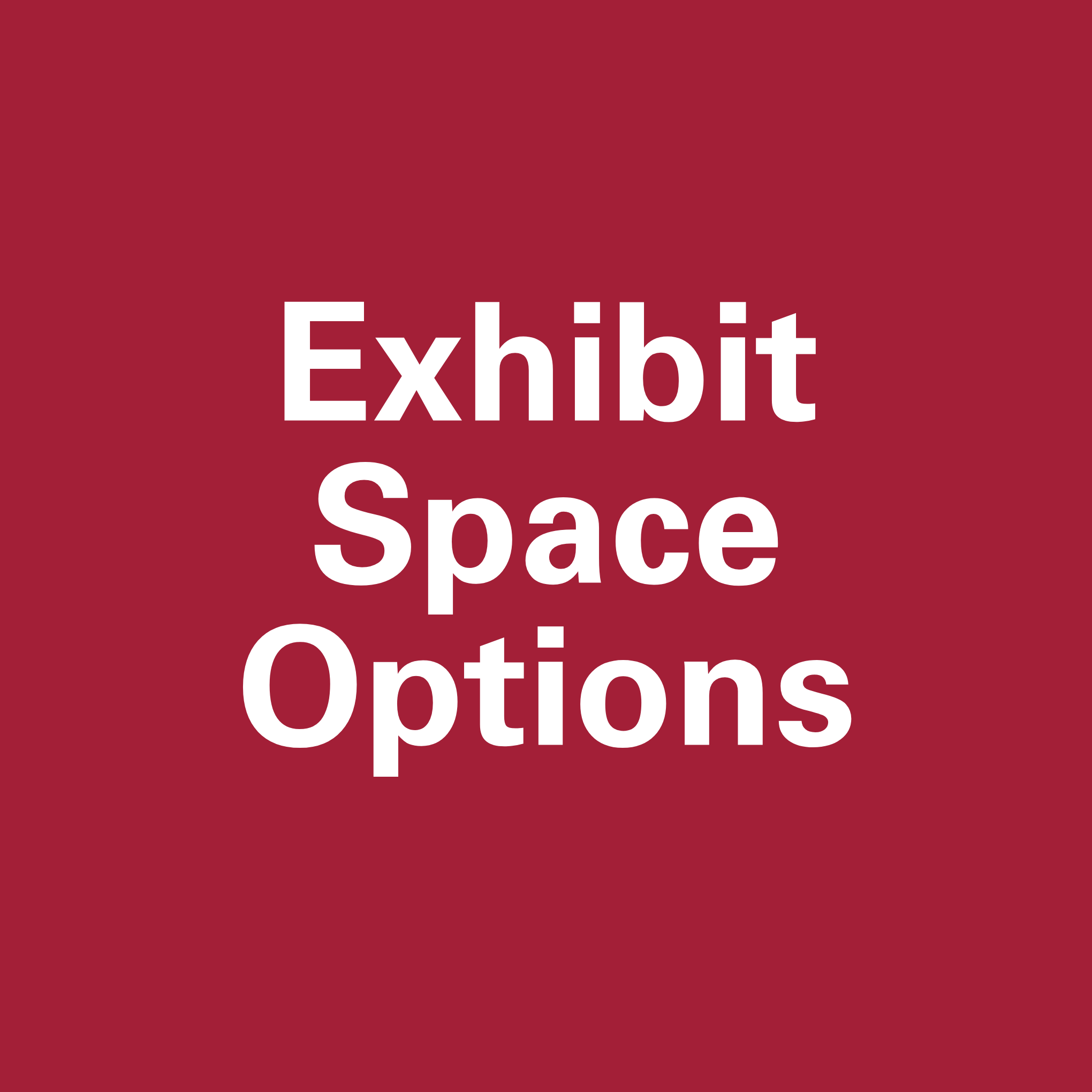 exhibit space options