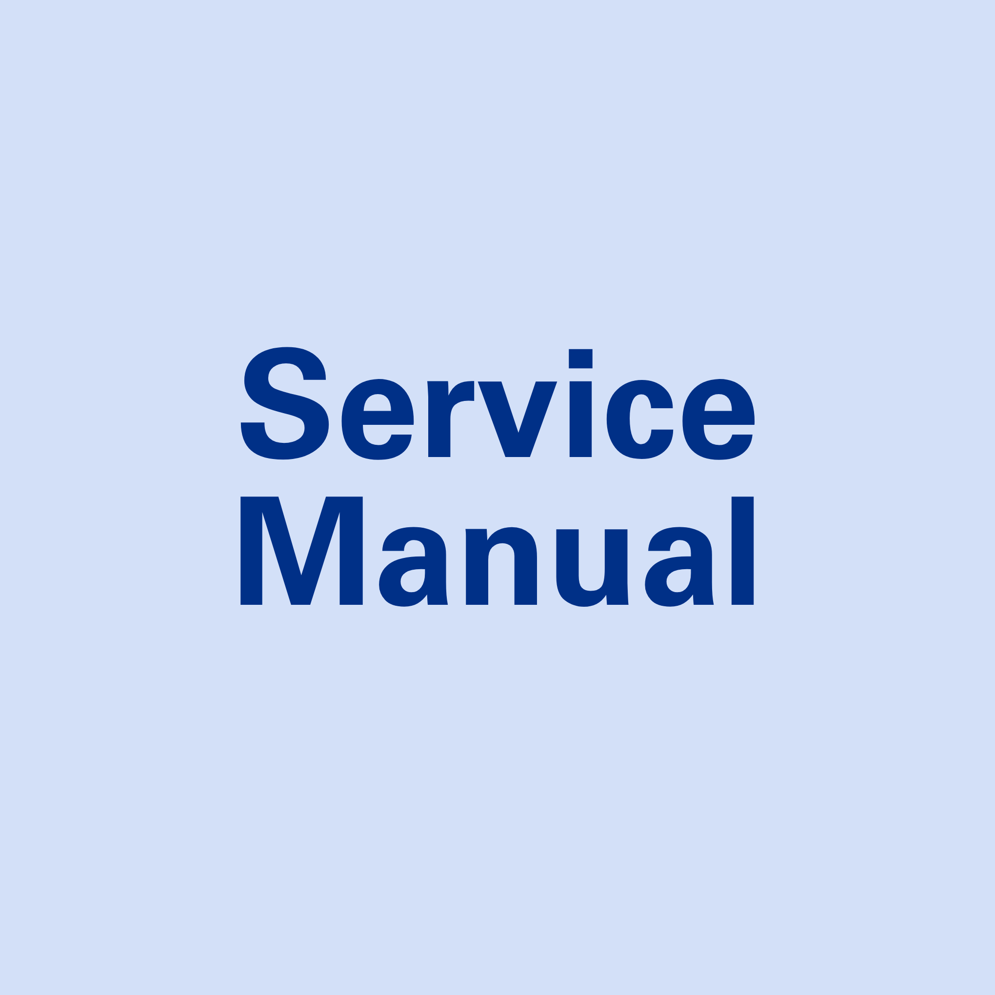 service manual